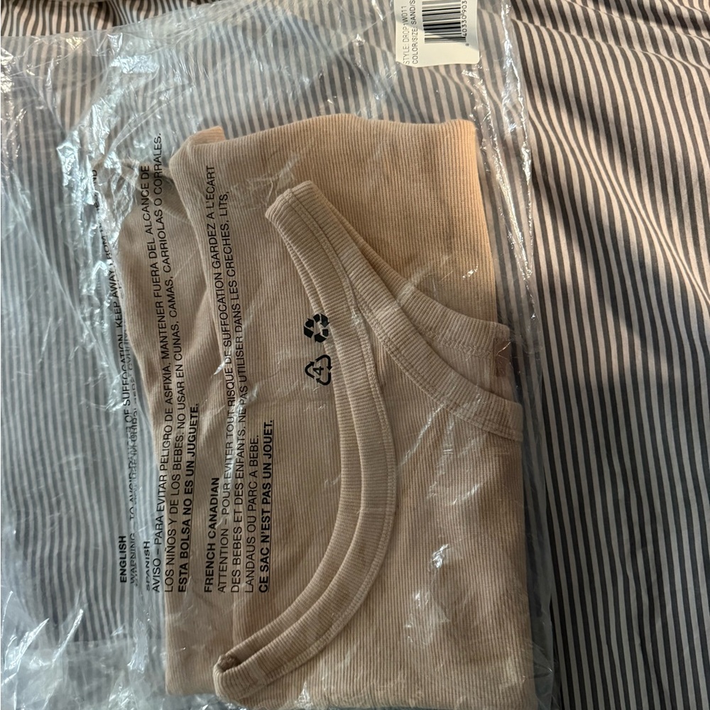 Nuuds Tan Tank Top for Women - Picture 3 of 3